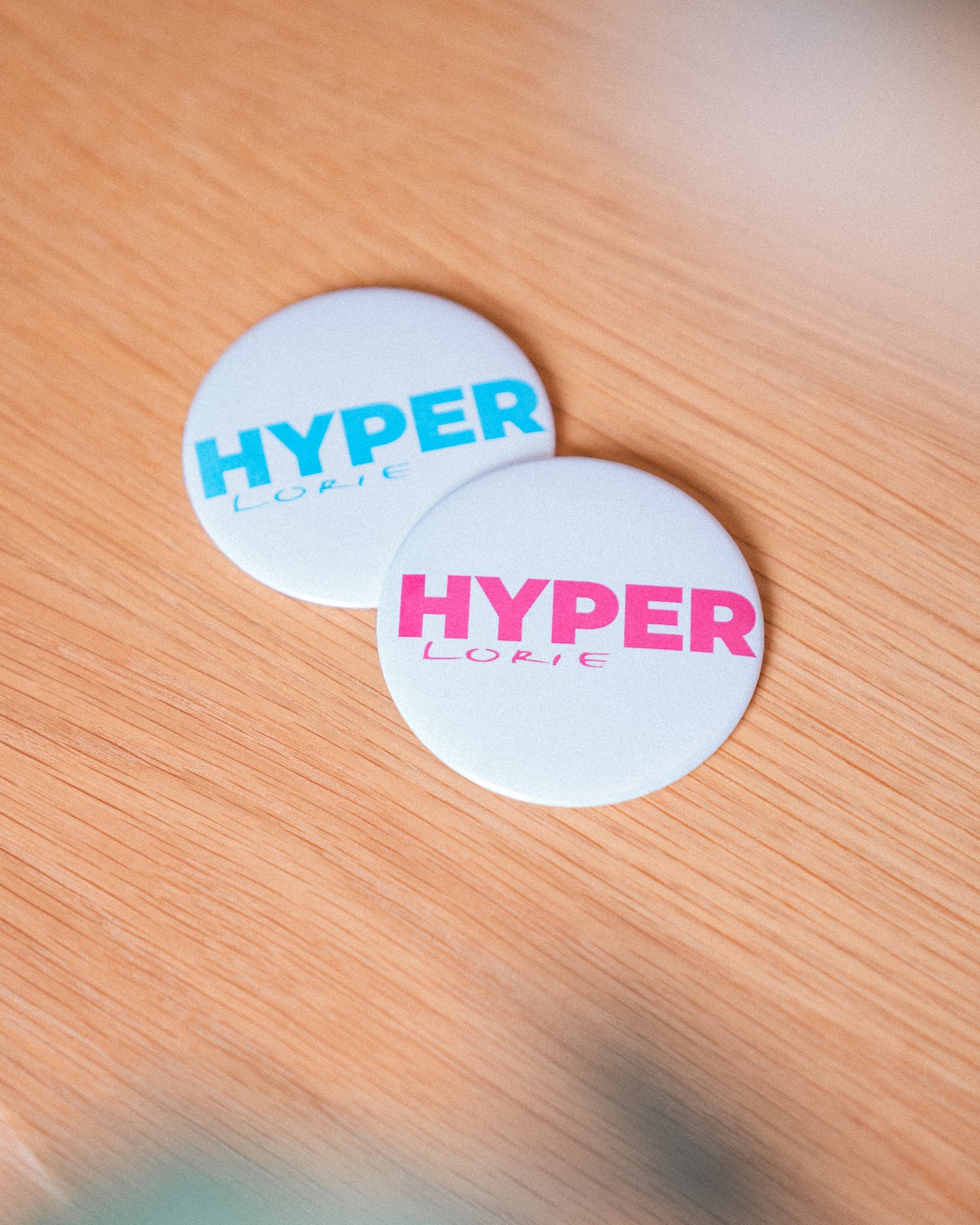 HYPER LORIE Badges