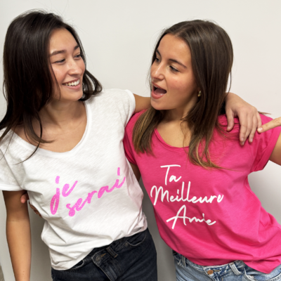Duo de t-shirts "Je serai" & "Ta Meilleure Amie"