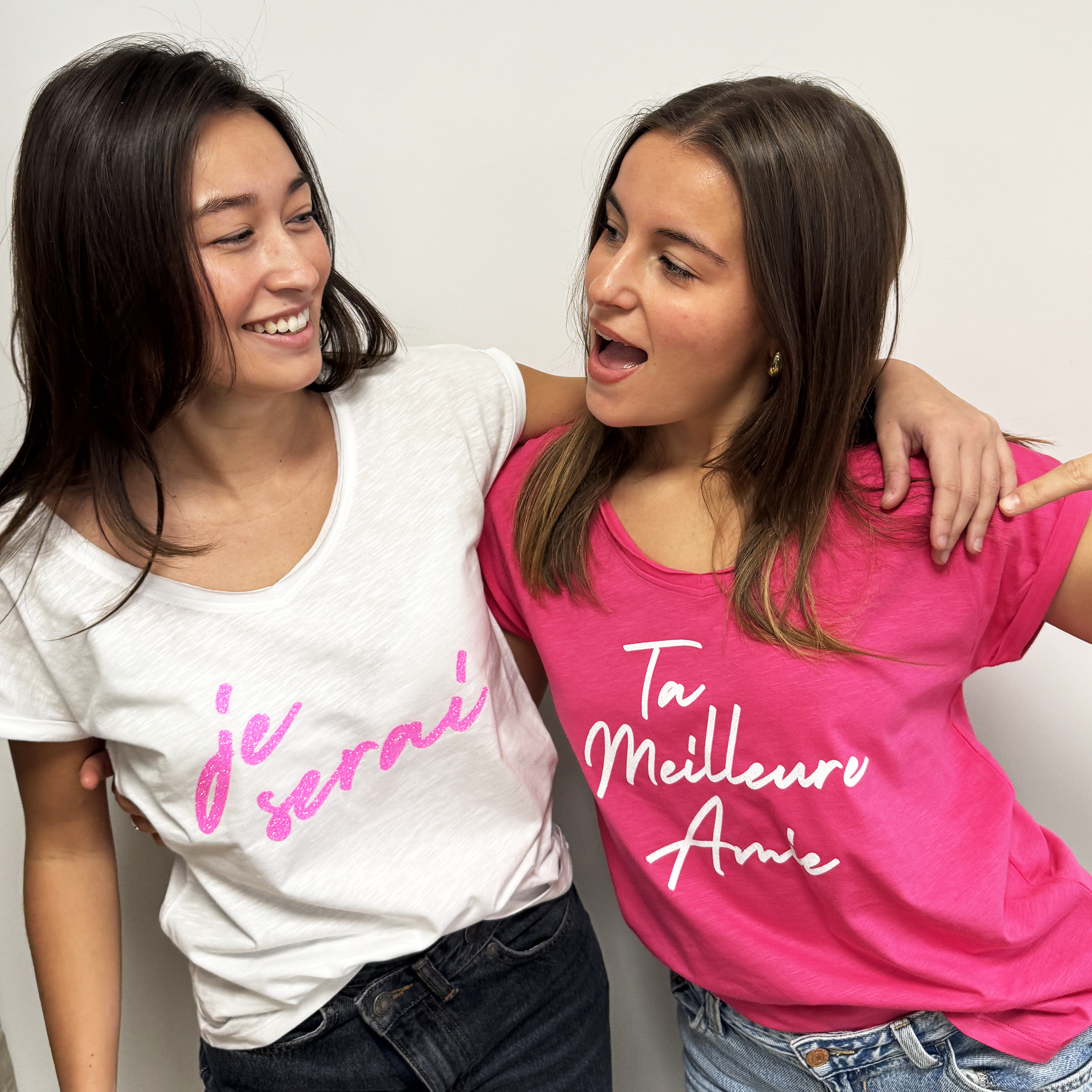 Duo de t-shirts "Je serai" & "Ta Meilleure Amie"